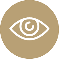 Das Bild zeigt ein Symbol mit einem Auge. 
