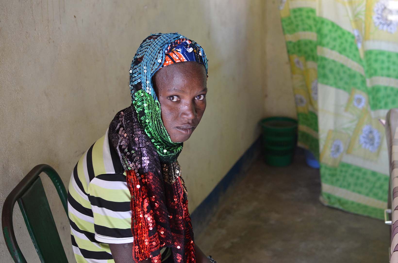 Portrait d’une femme du Burkina Faso qui souffre de troubles psychiques.