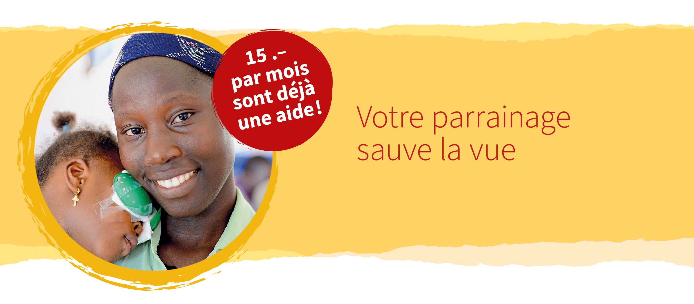 Souscrivez un parrainage vue pour des aveugles ou malvoyants! 15 francs par mois sont déjà une grande aide!